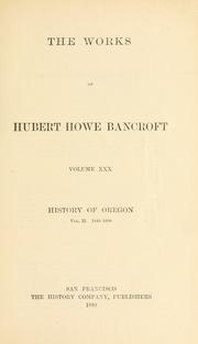 History of Oregon