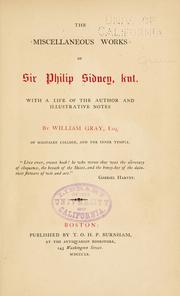 The miscellaneous works of Sir Philip Sidney, knt
