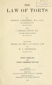 The law of torts