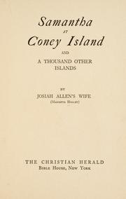 Samantha at Coney Island and a thousand other islands