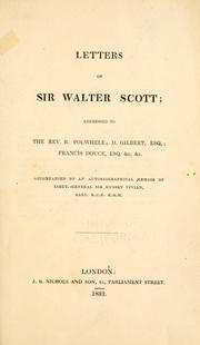 The letters of Sir Walter Scott