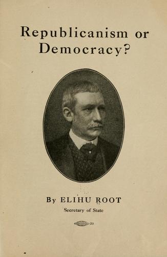 Republicanism or democracy?