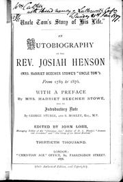 An autobiography of the Rev. Josiah Henson