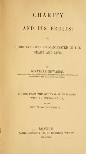 Charity and its fruits