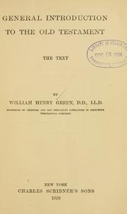 General introduction to the Old Testament
