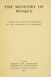The ministry of women