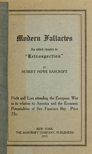 Modern fallacies