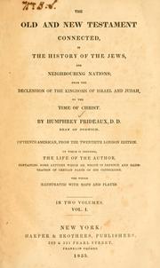 The Old and New Testament connected in the history of the Jews and neighbouring nations