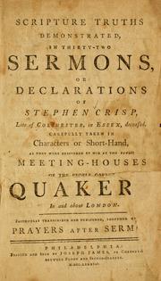 Scripture truths demonstrated, in thirty-two sermons