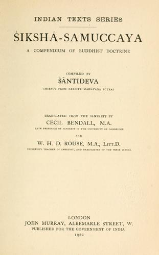 Siksha-samuccaya