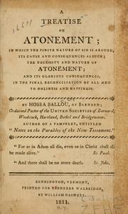 A treatise on atonement