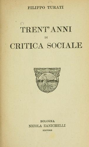 Trent'anni di critica sociale
