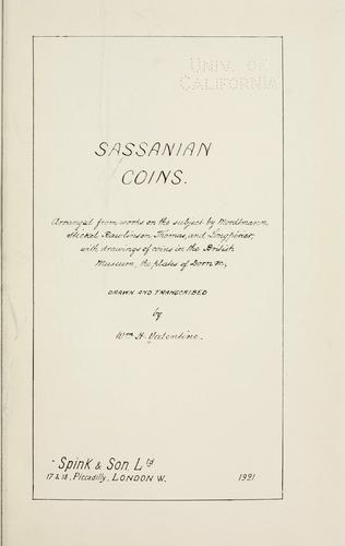 Sassanian coins