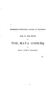 Aids to the study of the Maya codices