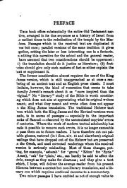The Old Testament narrative, separated out, set in connected order, and edited by Alfred Dwight Sheffield