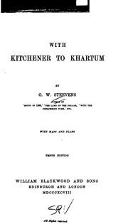 With Kitchener to Khartum