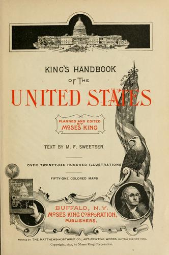 King's handbook of the United States, 1896
