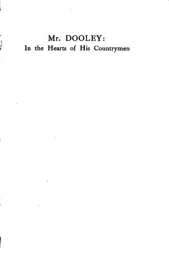 Mr. Dooley in the hearts of his countrymen