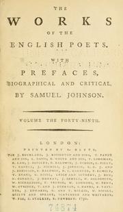 The works of the English poets