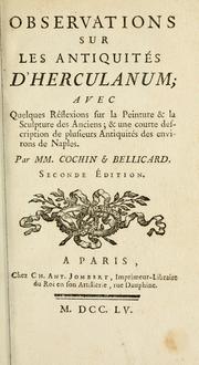 Observations sur les antiquités d'Herculanum