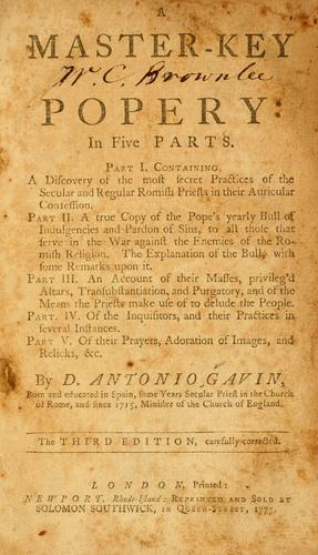Master-key to Popery