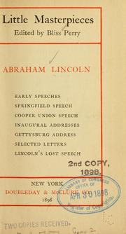 Early speeches