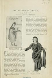 The Latin play at Harvard