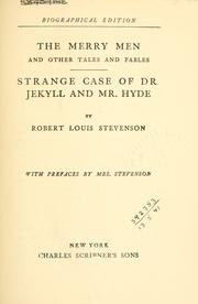The  merry men, and other tales and fables