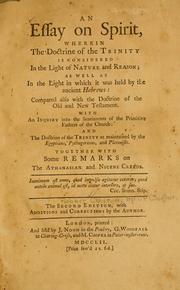 An essay on spirit