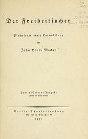 Der Freiheitssucher