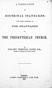 A vindication of doctrinal standards