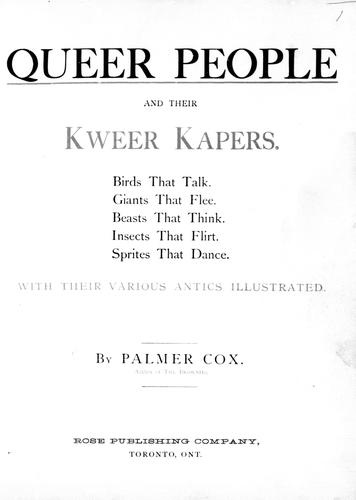 Queer people and their kweer kapers