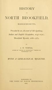 History of North Brookfield, Massachusetts