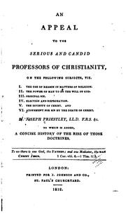 An appeal to the serious and candid professor of Christianity