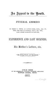An Appeal to the Youth: Funeral Address of Henry N. White