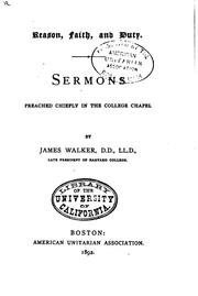 Sermons Preached Chiefly in the College Chapel