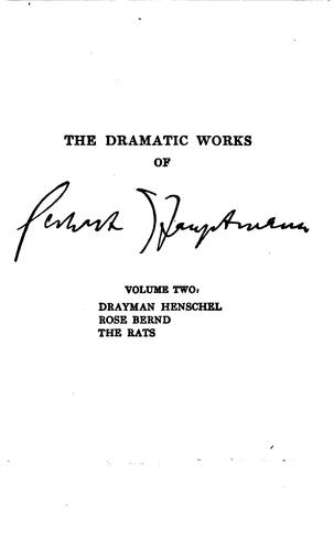 Dramatic works