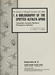 The literature of arthropods associated with alfalfa: I. A bibliography of the spotted alfalfa aphid, Therioaphis maculata (Buckton) (Homoptera: Aphidae)