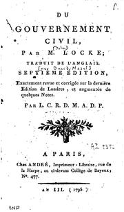Du gouvernement civil