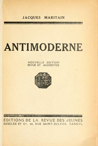 Antimoderne
