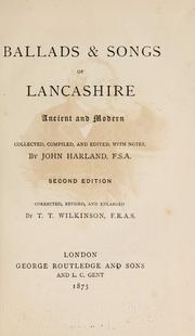 Ballads and songs of Lancashire