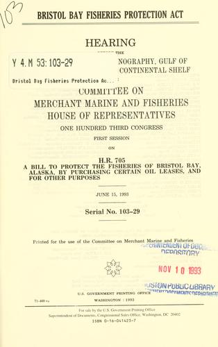 Bristol Bay Fisheries Protection Act