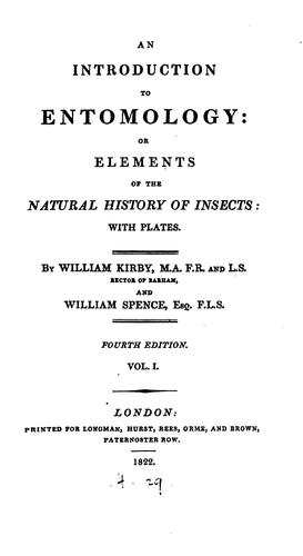 An Introduction to Entomology