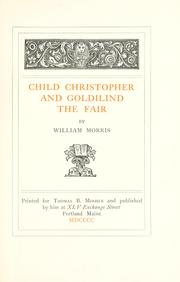 Child Christopher and Goldilind the Fair