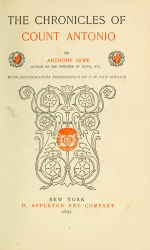 The chronicles of Count Antonio