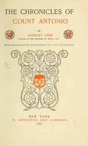 The chronicles of Count Antonio