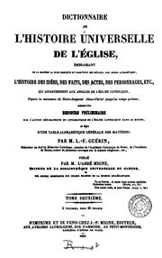 Dictionnaire d'orfèvrerie, de gravure et de ciselure chrétiennes. (3. Encycl. théol., tom.27).