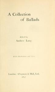 A Collection of Ballads