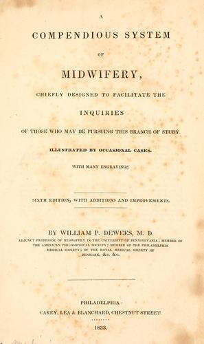 A compendious system of midwifery