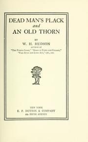 Dead Man's Plack and An old thorn